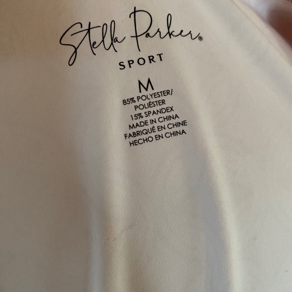 Stella Parker Sport NEW Pink Geo UPF 50 Sleeveless Performance Dress Medium - Picture 4 of 9